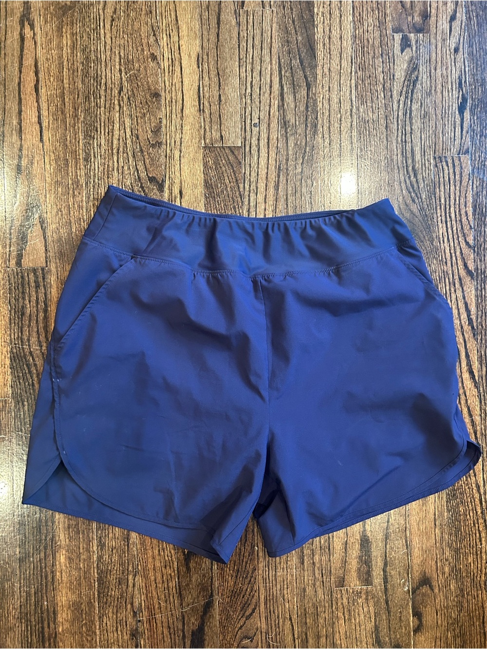 Baleaf Deep Blue Athletic Shorts with Side Pockets